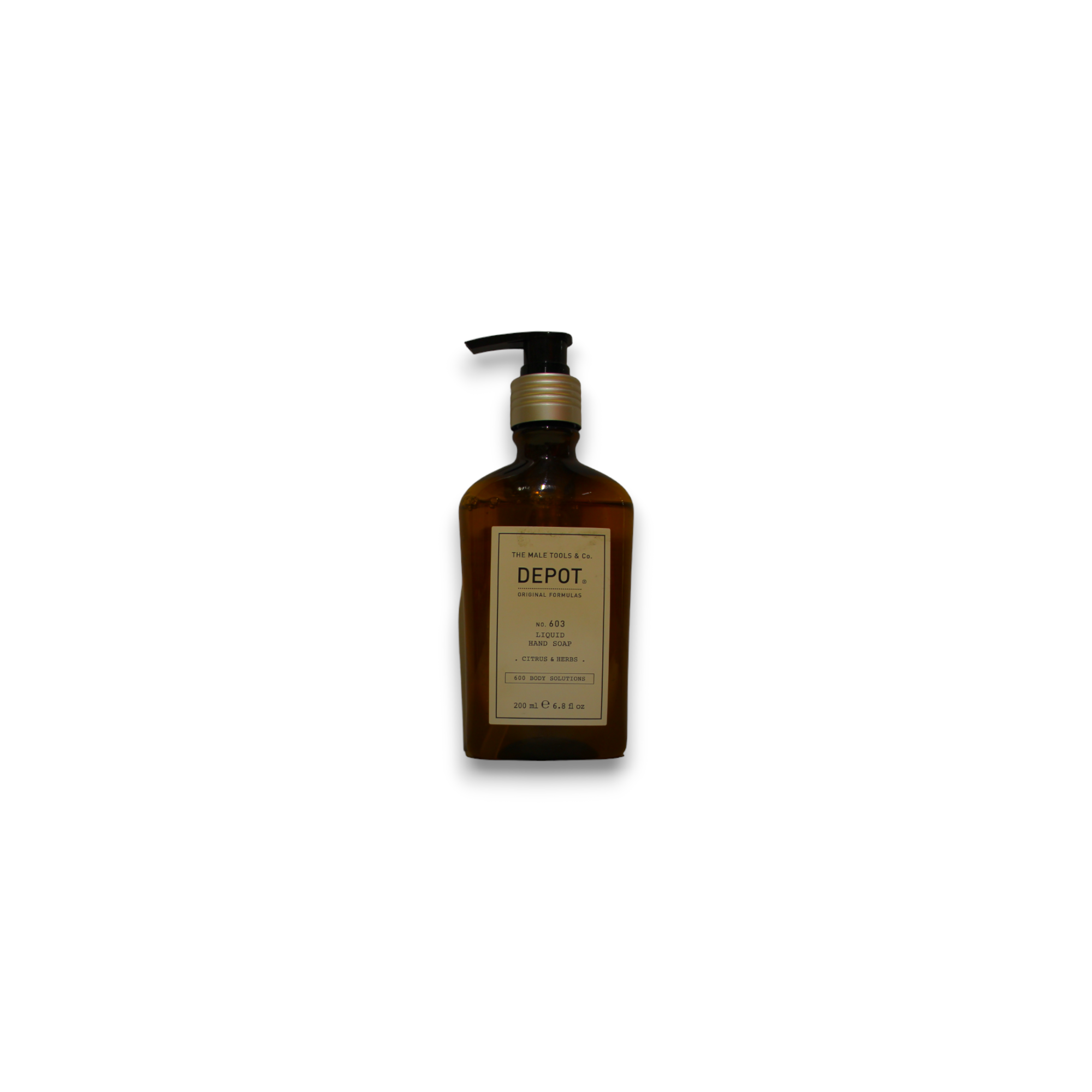 Depot, 600 Body Solutions No. 603, Citrice și ierburi, Sorbitol, Curățare, Săpun lichid, Pentru mâini, 200 ml